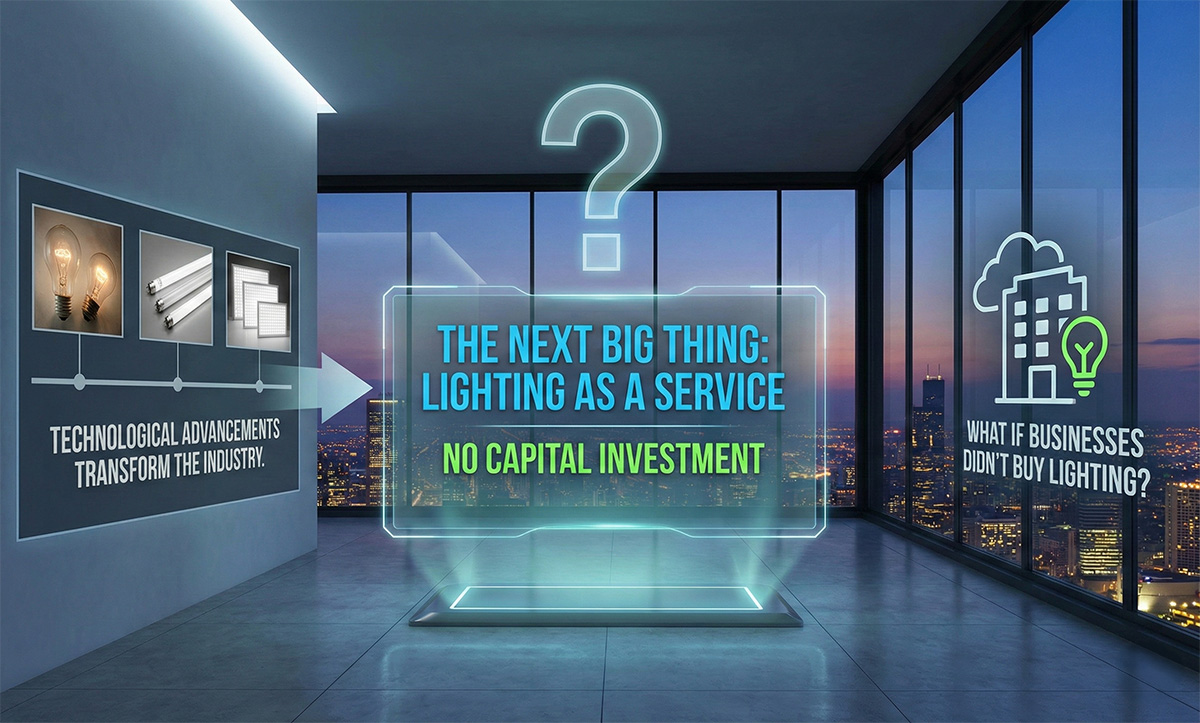 What if businesses didn’t have to buy their lighting at all: LaaS (Lighting as a Service)